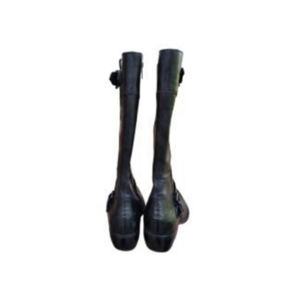 Born Lined Leather Jonsi Black Tall Riding Equestrian Ranch Boot Women 8.5 40 - Picture 6 of 11